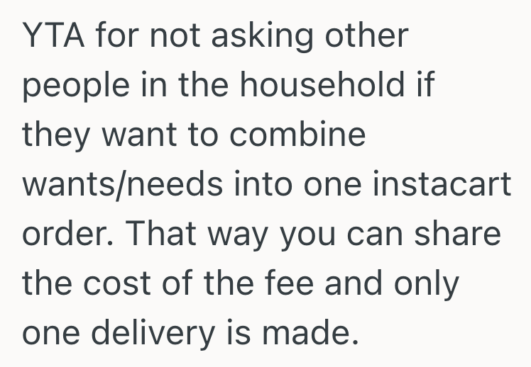 Screenshot 2025 03 04 at 9.50.08 AM Man Orders Food Through Instacart, But His Older Brother Is Upset That He Wasnt Asked If He Wanted Anything